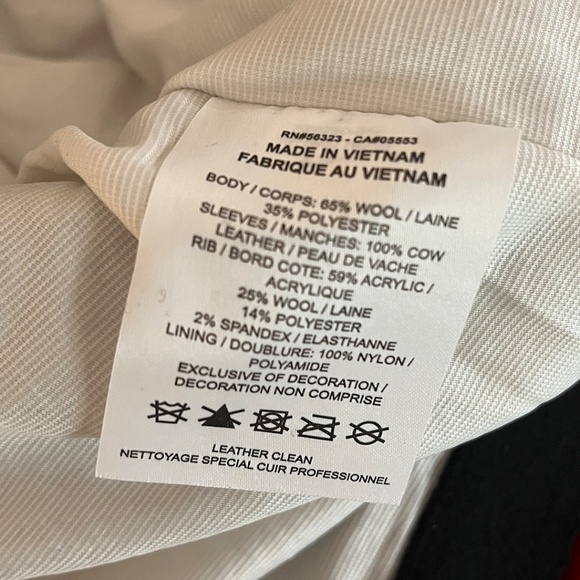 Nike x Yoon Ahn Oversized Varsity Jacket Women’s Medium Wool Blend & Leather - Picture 13 of 16